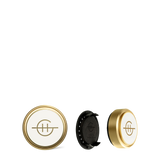 Gold Car Diffuser with 1 Replacement Scent Disk
