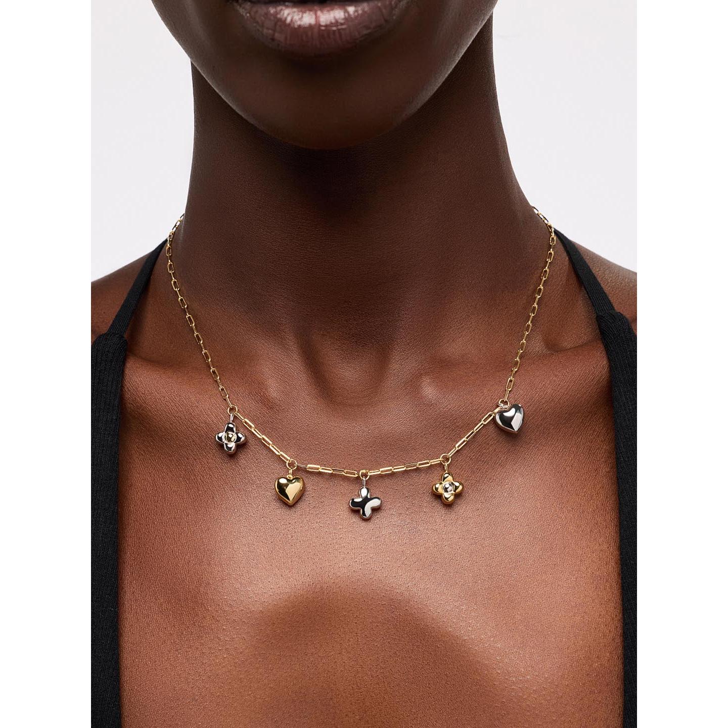 Gold Charm Necklace - Azura