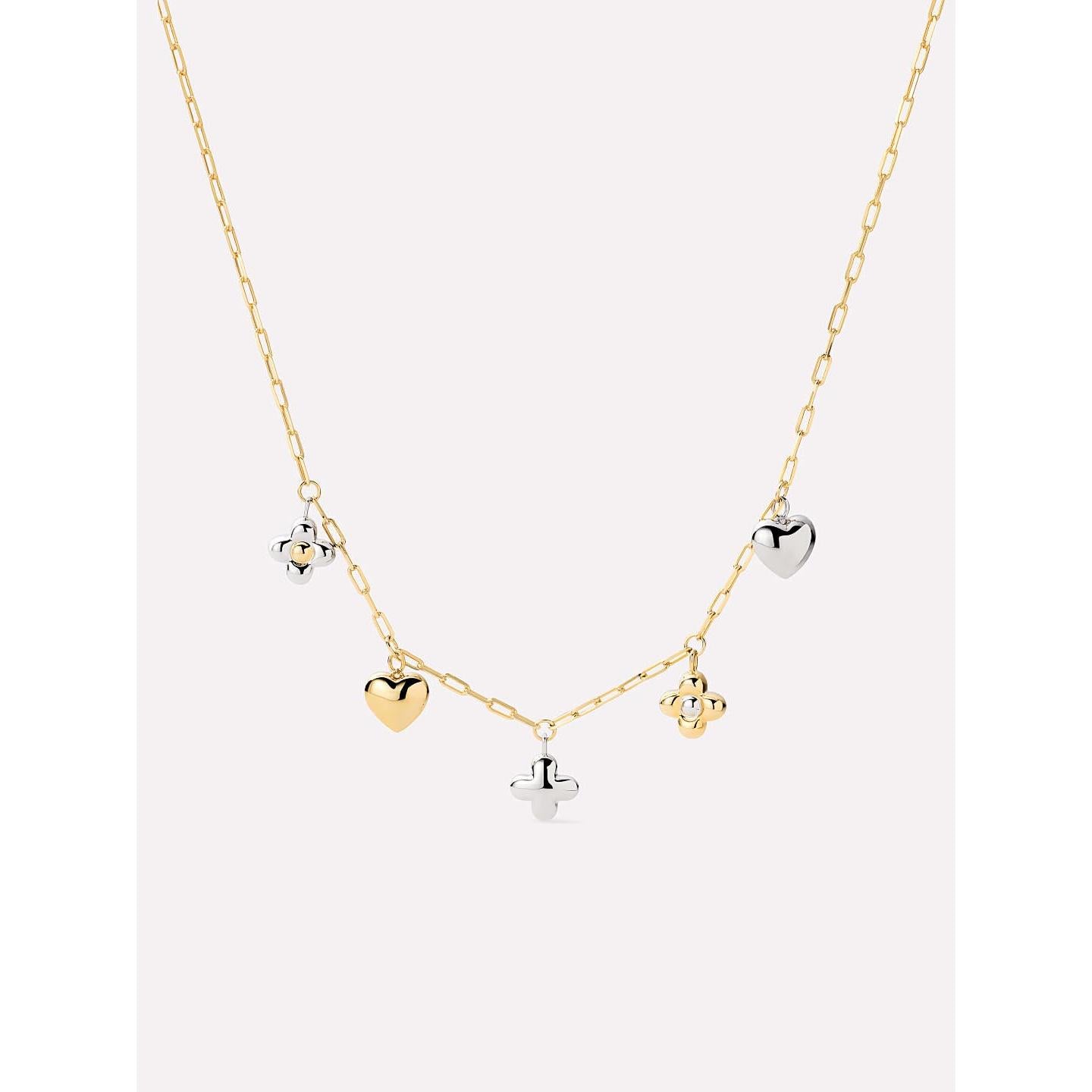 Gold Charm Necklace - Azura