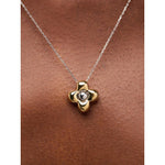 Gold Flower Necklace - Liora Pendant
