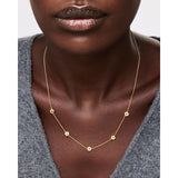 Gold Flower Necklace - Rowena