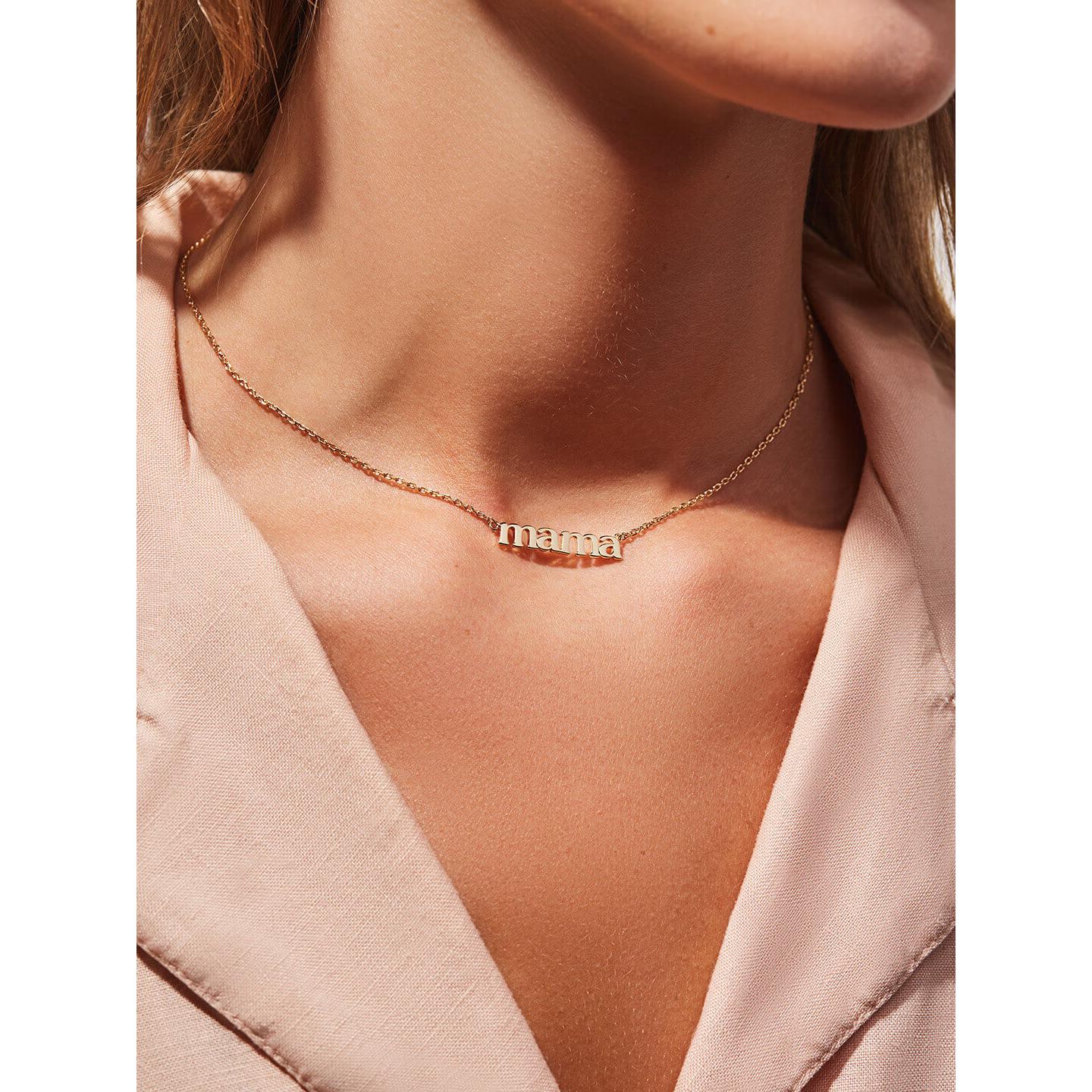 Gold Necklace - Mama