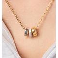 Gold/Silver Charm Necklace - Tyler