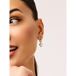 Gold/Silver Heart Earrings - Wesley