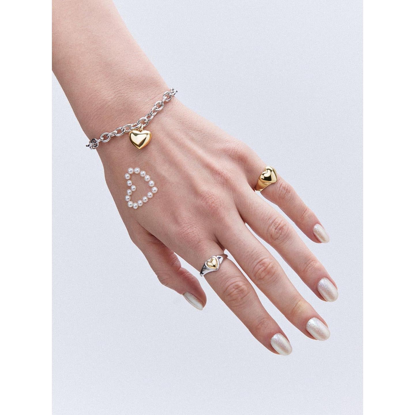 Gold/Silver Signet Ring - Elysia