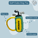 Golf Squeaky and Crinkle Dog Toy