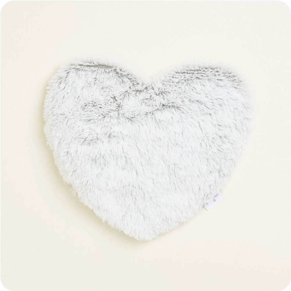 Gray Marshmallow Heart Warmie