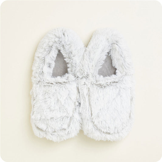 Gray Marshmallow Warmie Slippers