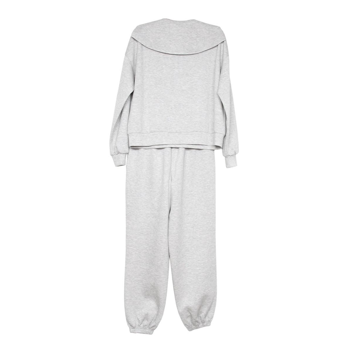 Gray Scuba Pants Set