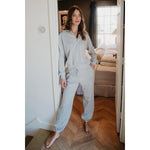Gray Scuba Pants Set