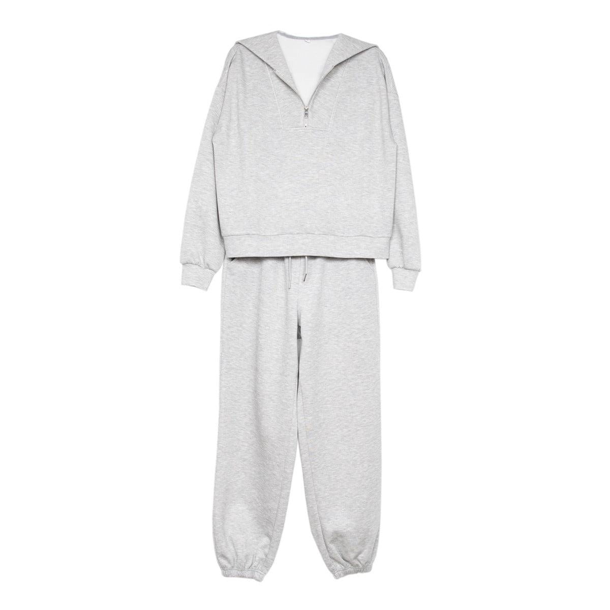 Gray Scuba Pants Set