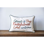 Great Is Thy Faithfulness Pillow