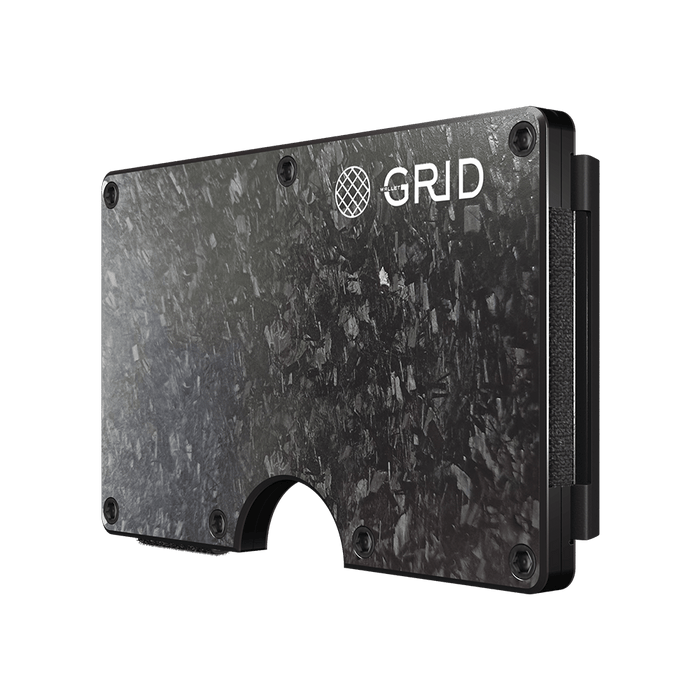 Grid Wallet - Forged Carbon