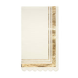 Guest Towel - Gold & White