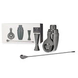 Gunmetal Mixologist Barware Set