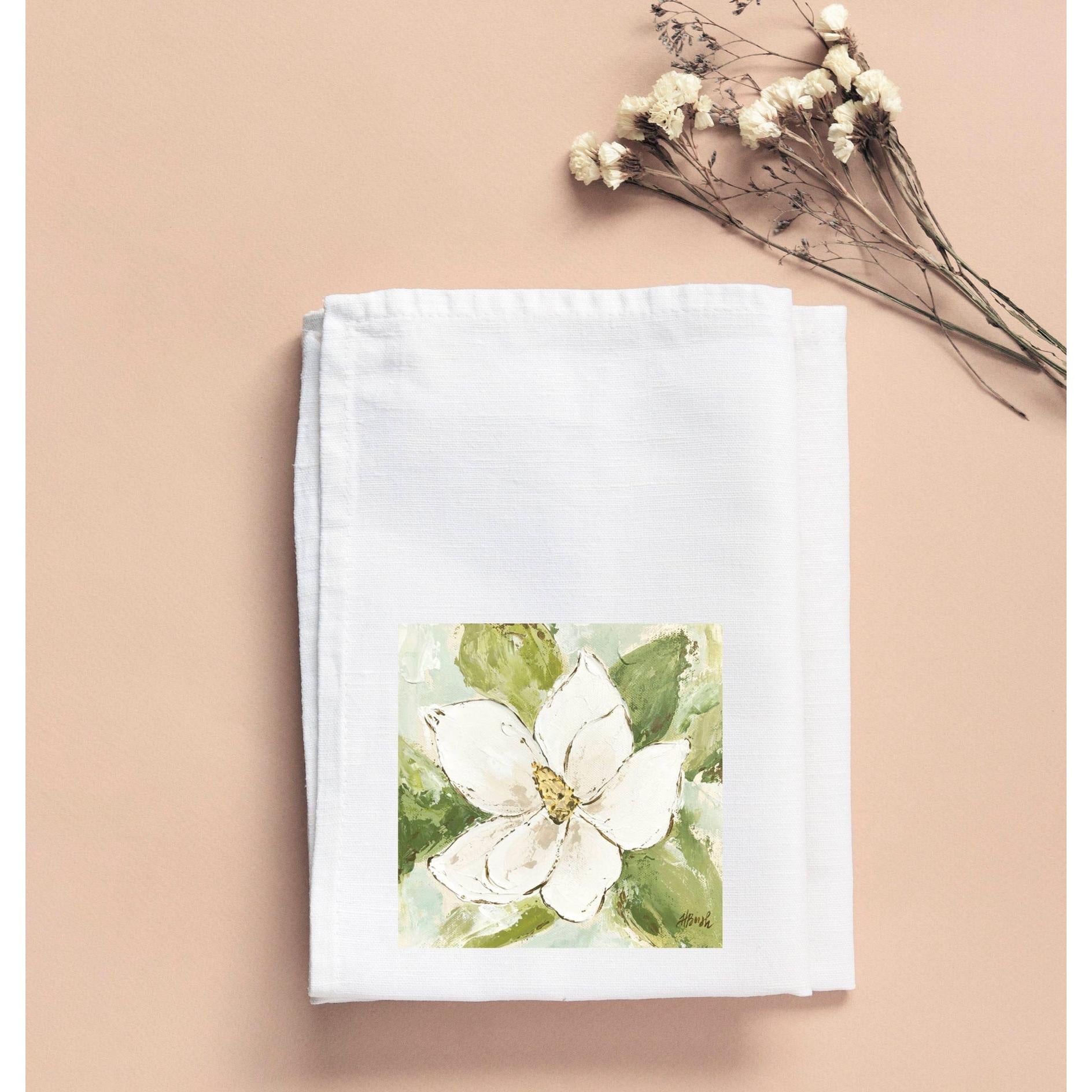 Haley Magnolia 2 Tea Towel