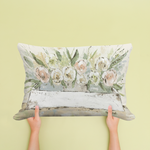 Haley Planter Box Pastels Lumbar Pillow
