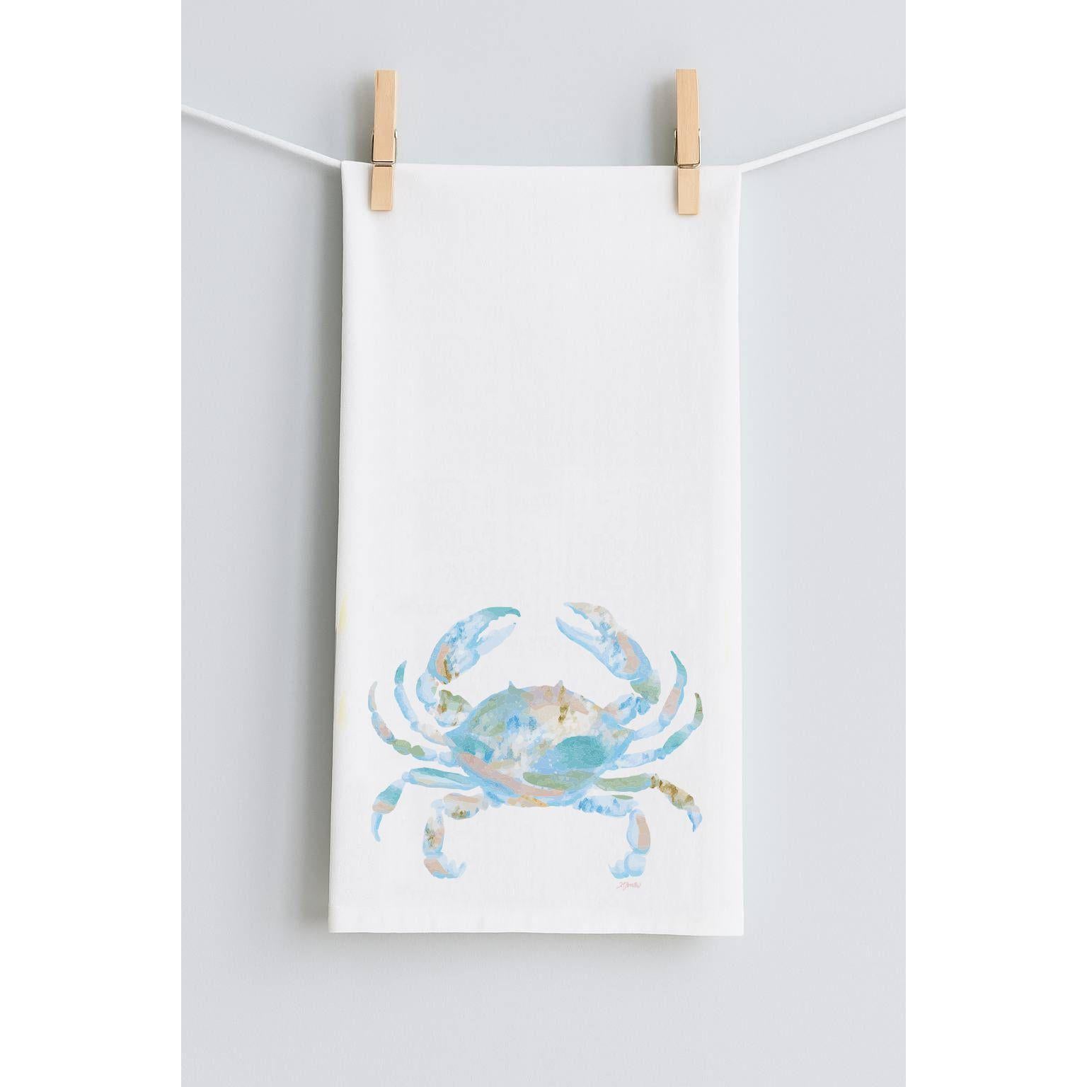 Haley's Blue Crab Tea Towel