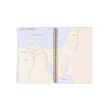 Happy Daisy Notebook with Maps