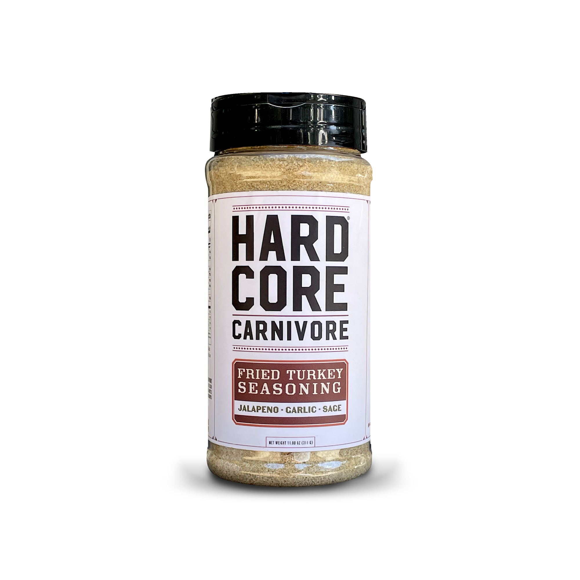 Hardcore Carnivore Fried Turkey Seasoning- 11oz