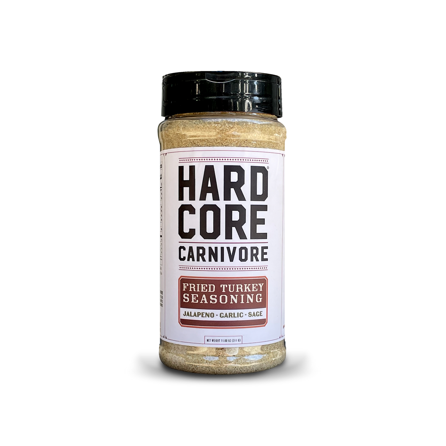 Hardcore Carnivore Fried Turkey Seasoning- 11oz