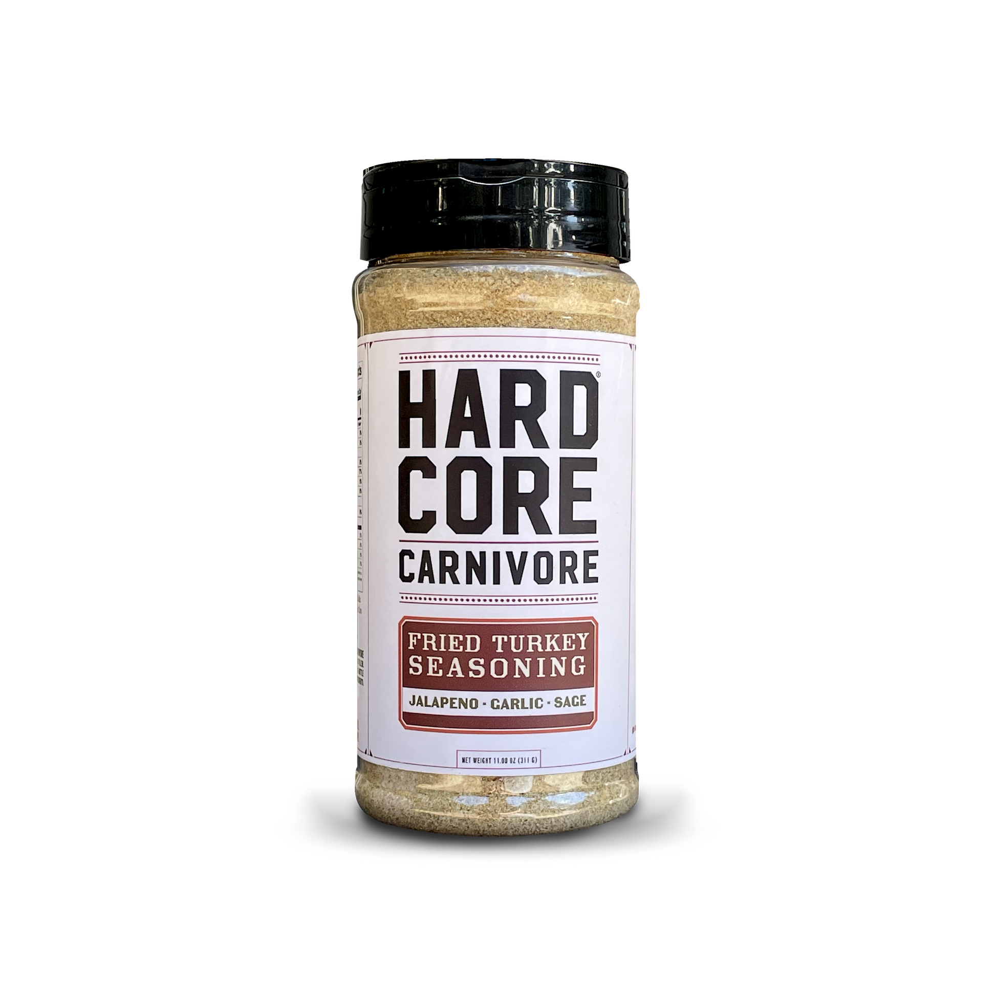 Hardcore Carnivore Fried Turkey Seasoning- 11oz