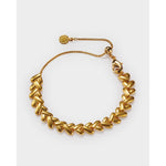 Heart Link Bracelet | Gold Coated