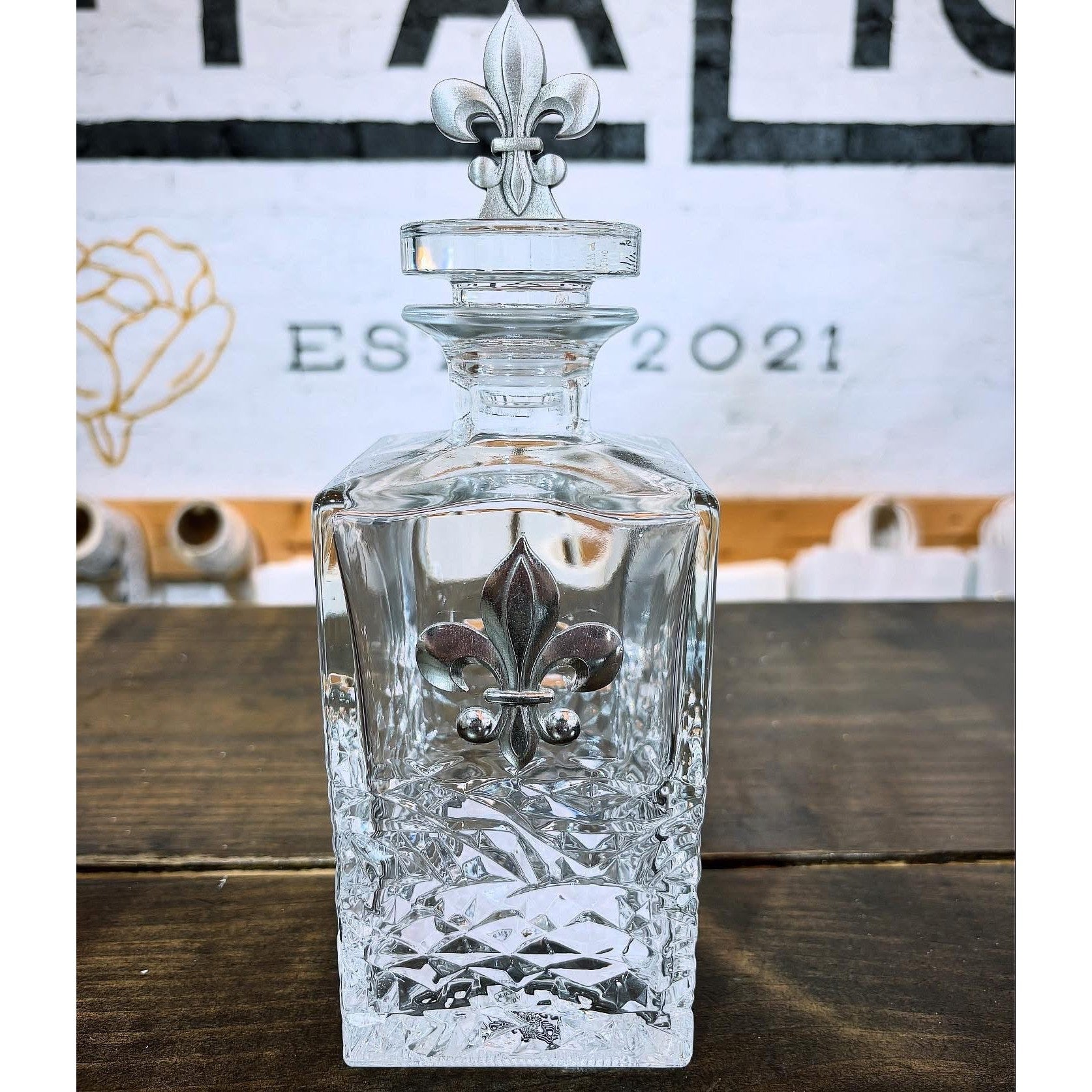 Heritage Pewter 3D Decanter