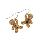 Holiday Gingerbread Man Earrings