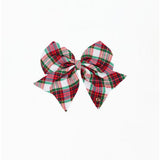 Holiday Plaid Magnetic Bow