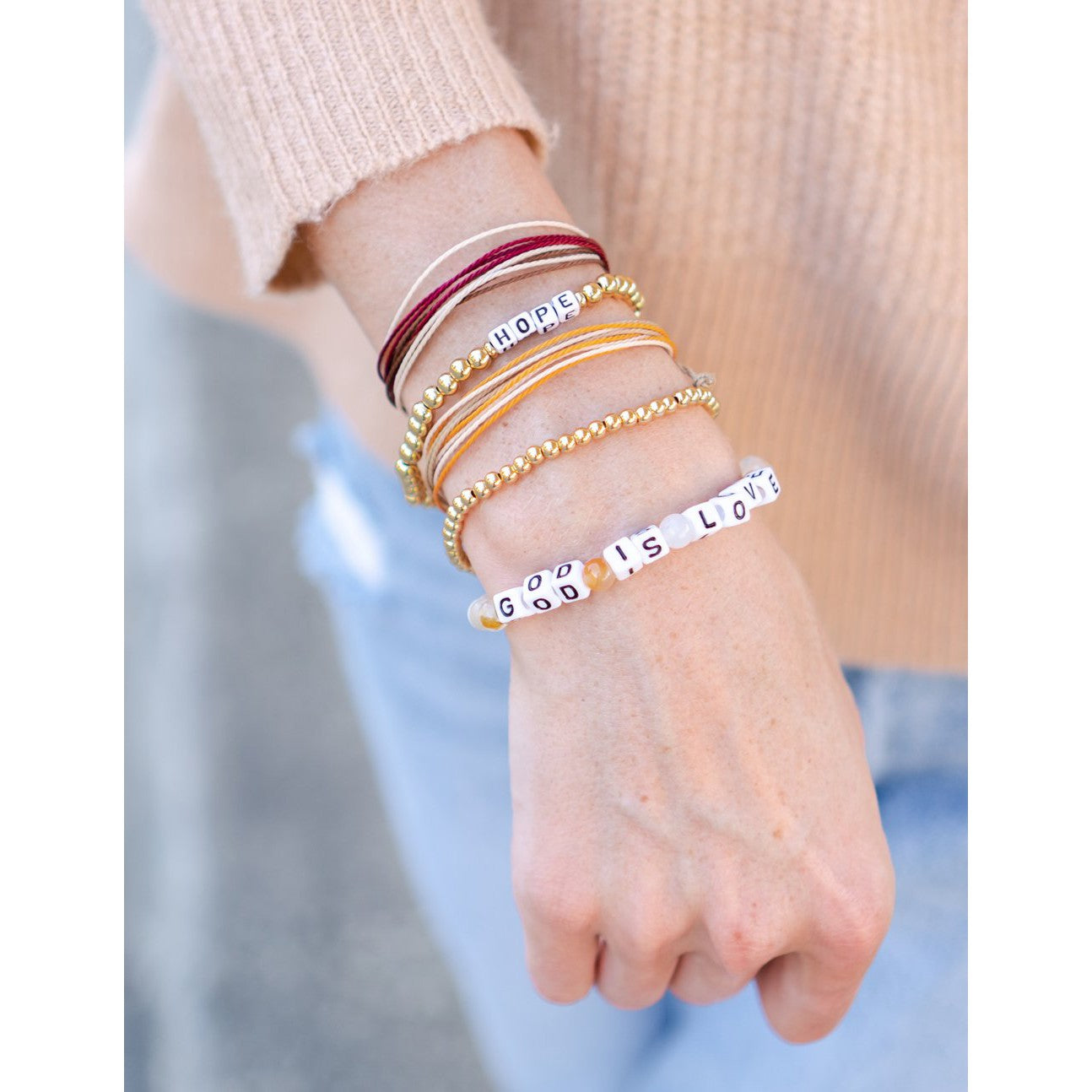 Hope Letter Bracelet