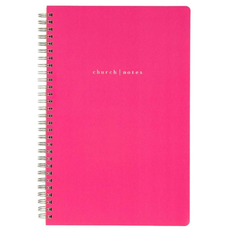 Hot Pink Church Notes Book