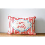Hotty Toddy Bow Pattern Pillow