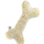 HuggleFleece Bone w/ Invincible Squeaker 2'