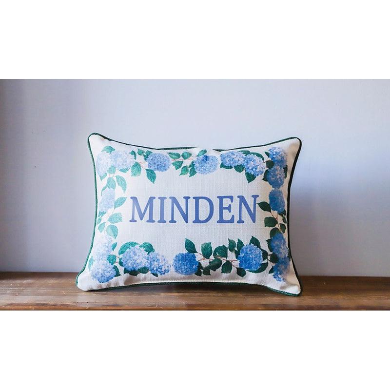 Hydrangea Frame Hometown Pillow