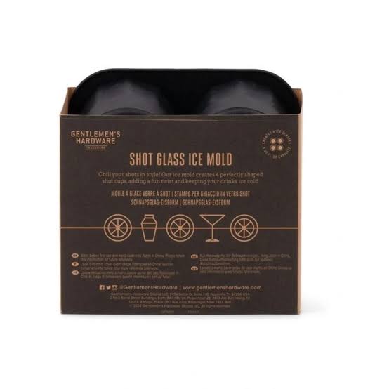 Ice Cube Shot Glass Mould