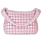 Icy Rose Puffer Overnight Bag