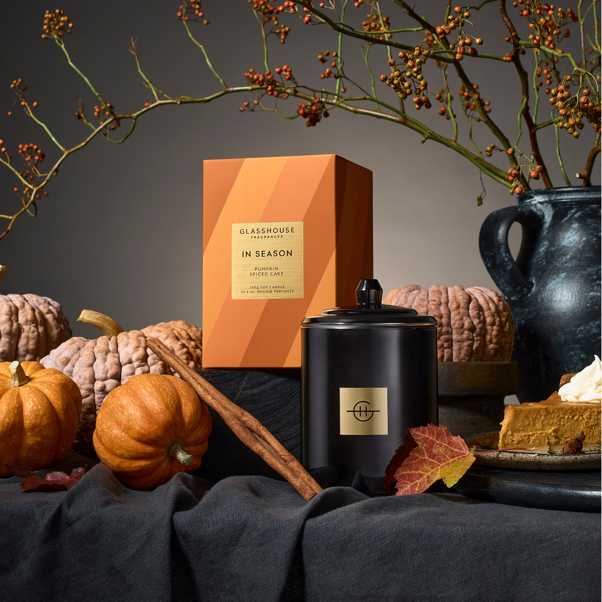 In Season Pumpkin Spiced Cake Candle - 13.4oz.