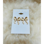 Ivory Bow Studs