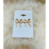 Ivory Bow Studs