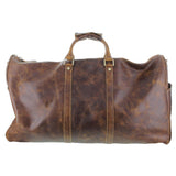 Dusty Brown Leather Duffel