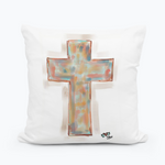 Jennie Watercolor Cross Pillow