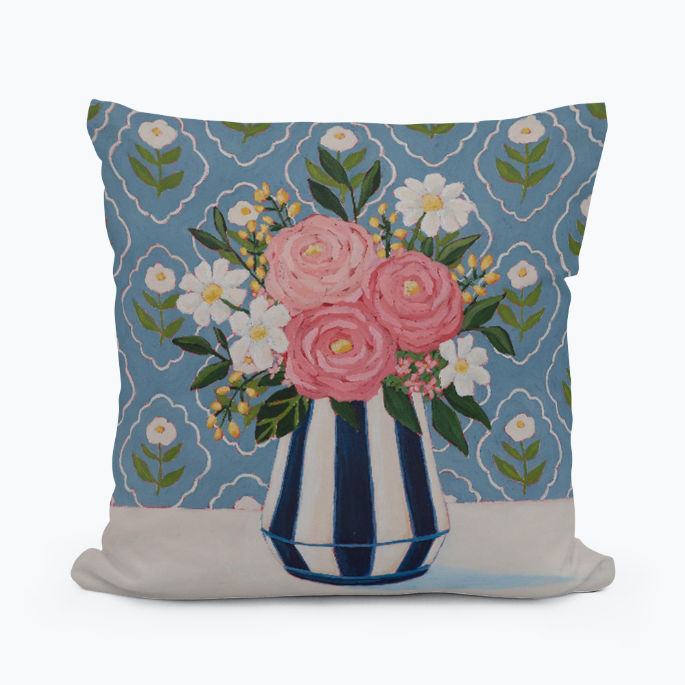 Jennifer's Hopeless Romantic Square Pillow - 22x22