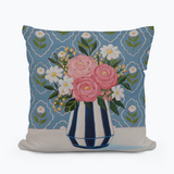 Jennifer's Hopeless Romantic Square Pillow - 22x22