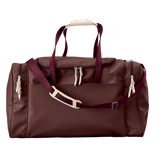 Jon Hart Large Square Duffel Burgundy