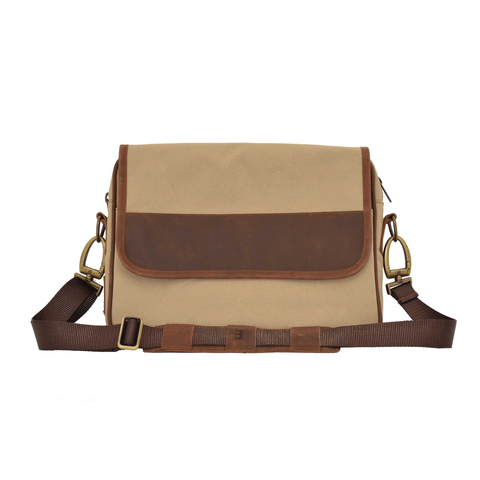 Jon Hart Messenger Bag Khaki