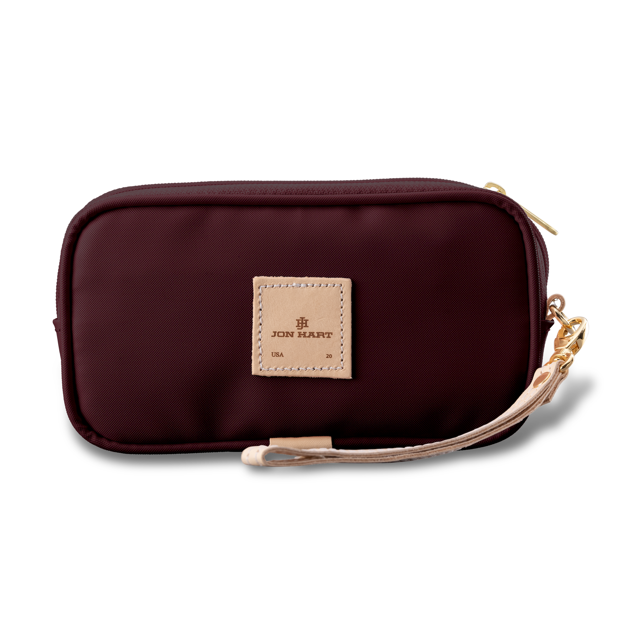 Jon Hart Wristlet Burgundy