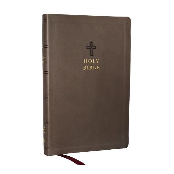 KJV Ultra Thinline Bible - Charcoal Leather