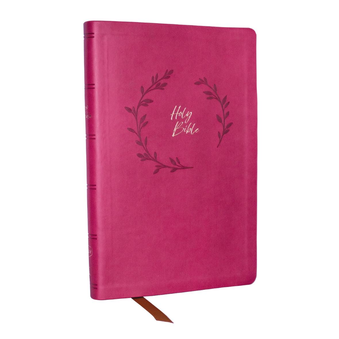 KJV Ultra Thinline Bible - Pink Leather