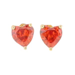 Kids 18K Plated Earrings- Birthstone